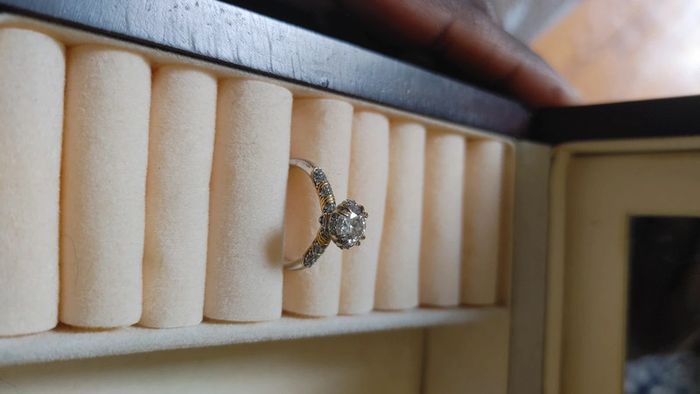 Magnifique bague solitaire en argent véritable 975 et moissanite 1 carat très très brillante - photo numéro 11