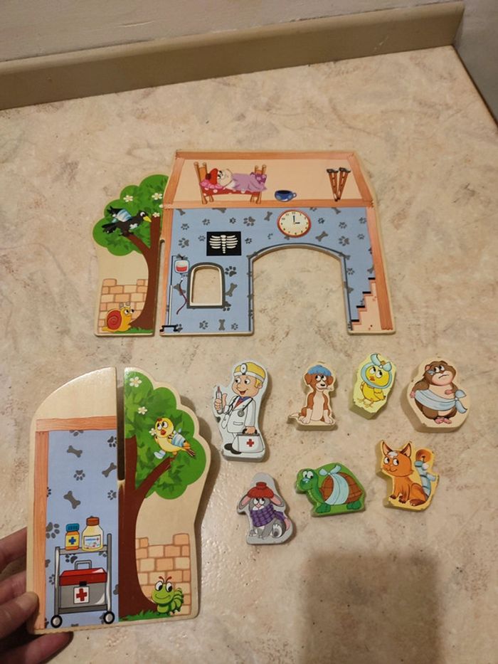 Jeu en bois cabinet vétérinaire - photo numéro 3
