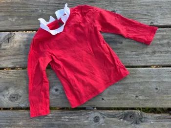 Tee shirt col claudine