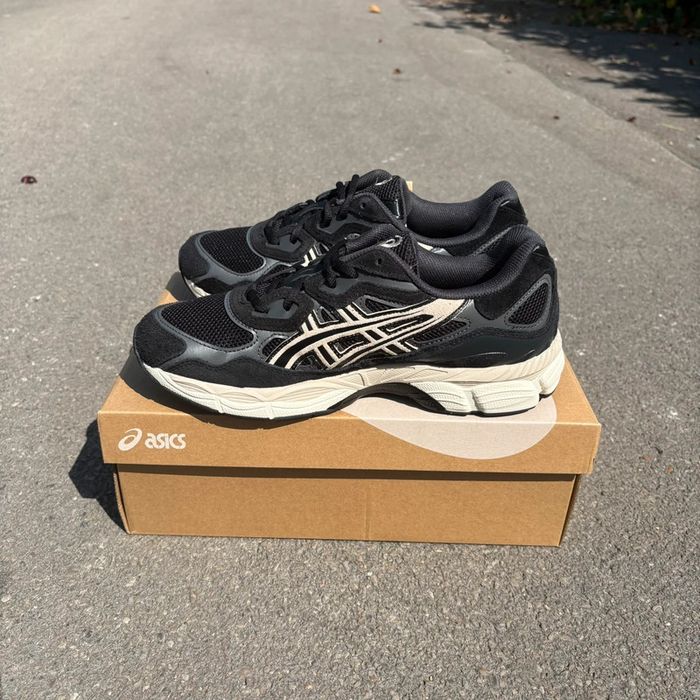 Asics Gel NYC Cream/Black Beige - 42 - photo numéro 3