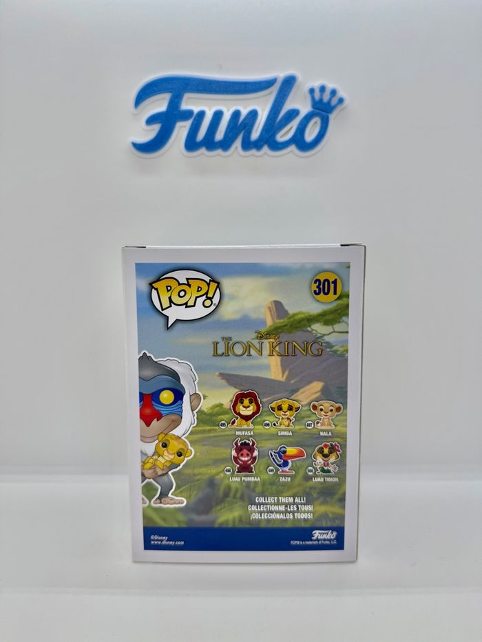 Funko Pop Disney Rafiki With Simba 301 Diamond Hot Topic 🇺🇸 - photo numéro 4