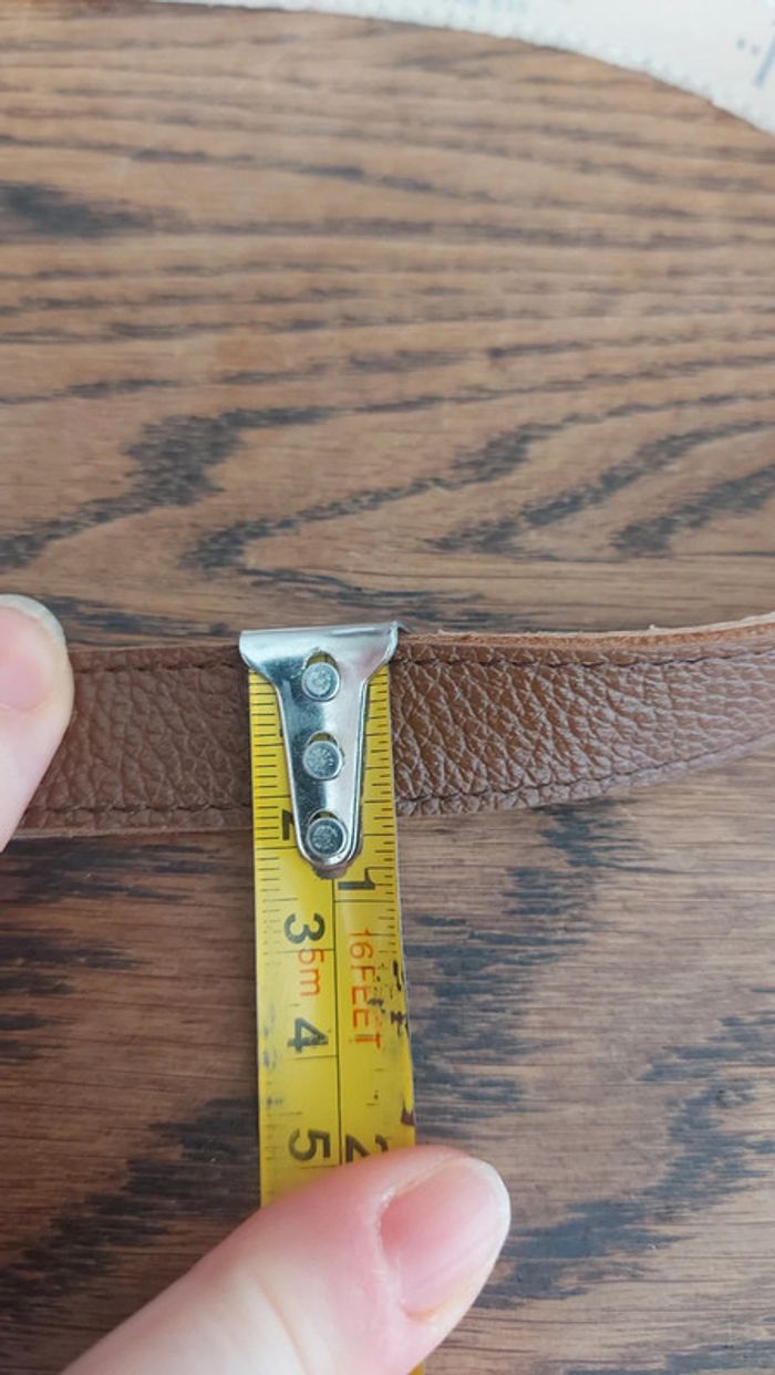 Ceinture 1un2deux3trois marron en cuir  80cm - photo numéro 12