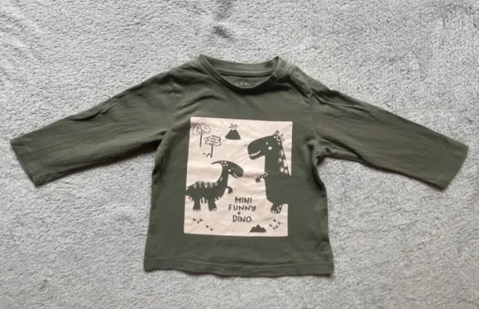 Lot tee shirts manches longues, 12 mois - photo numéro 7