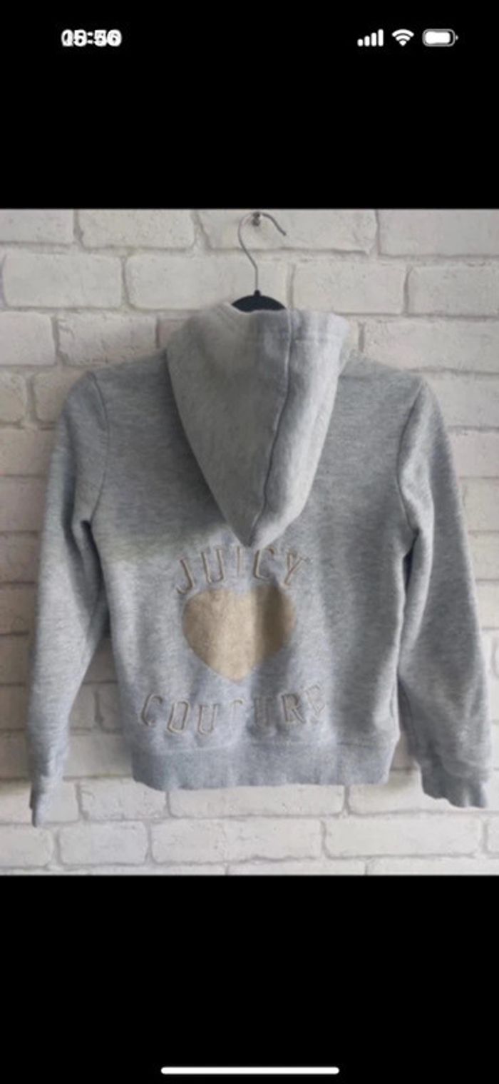 Veste avec capuche Juicy Couture taille 8 / 10 ans - photo numéro 3