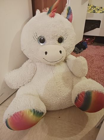 Grande peluche licorne