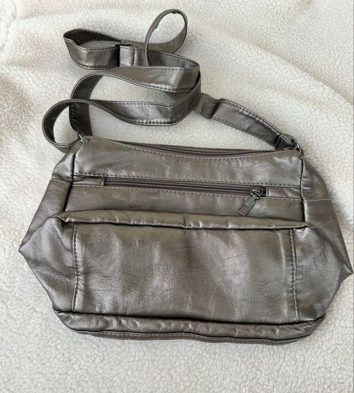 Sac à main couleur métallique - photo numéro 5