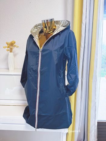 Veste longue mi saison marine doré taille S🌸