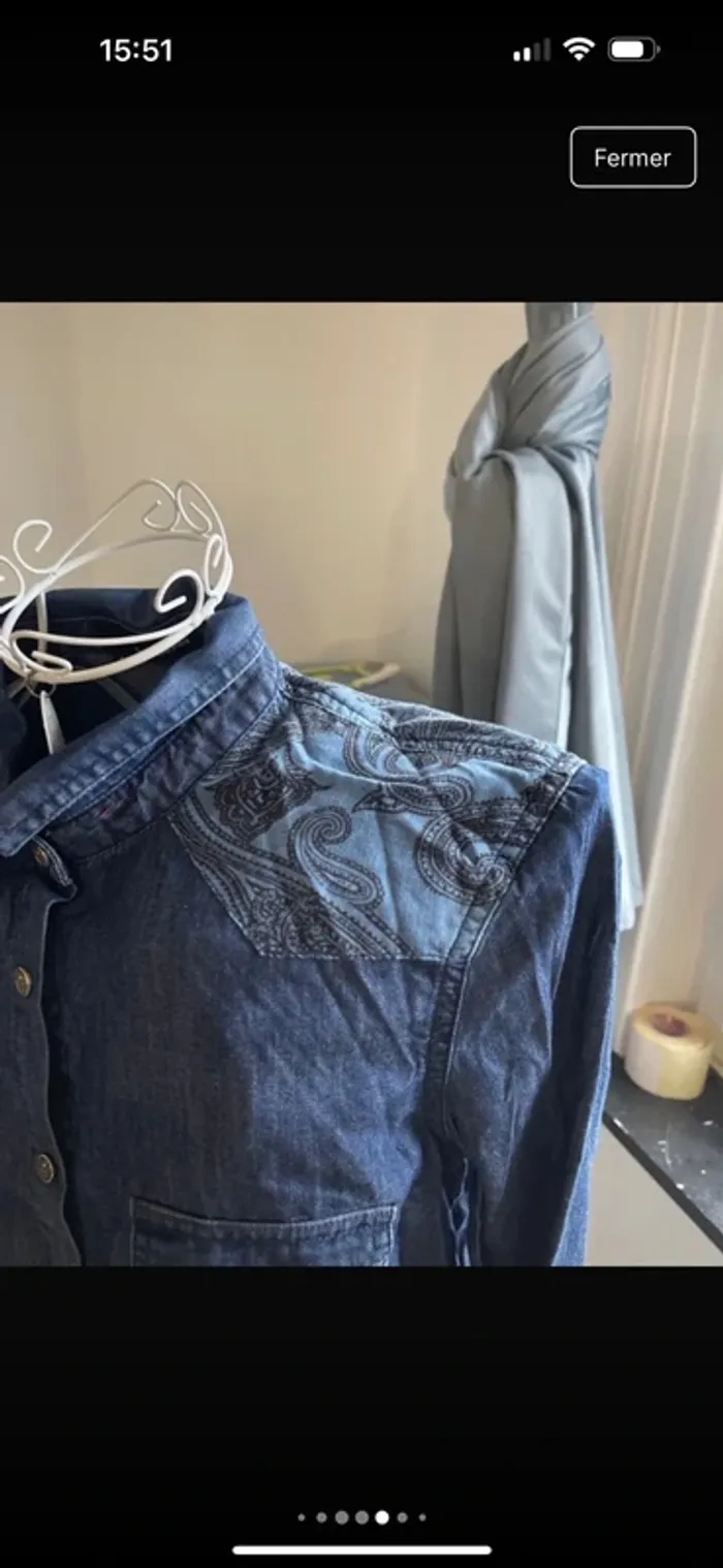 Chemise en jeans femme Kooples - photo numéro 7