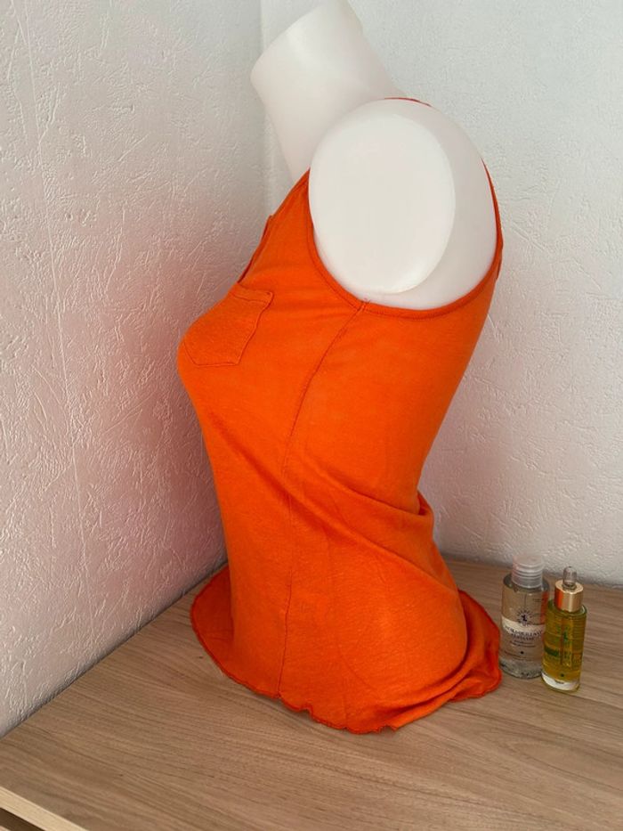 🔥 Haut orange à bretelles La Redoute 🔥 - photo numéro 6