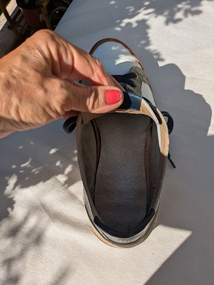 Baskets basses cuir  kickers 42 - photo numéro 8