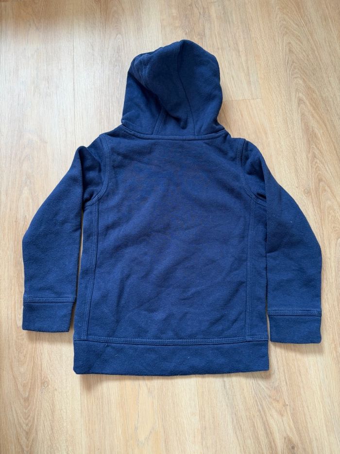 Sweat à capuche Nike bleu – 3/4 ans (XS) - photo numéro 2