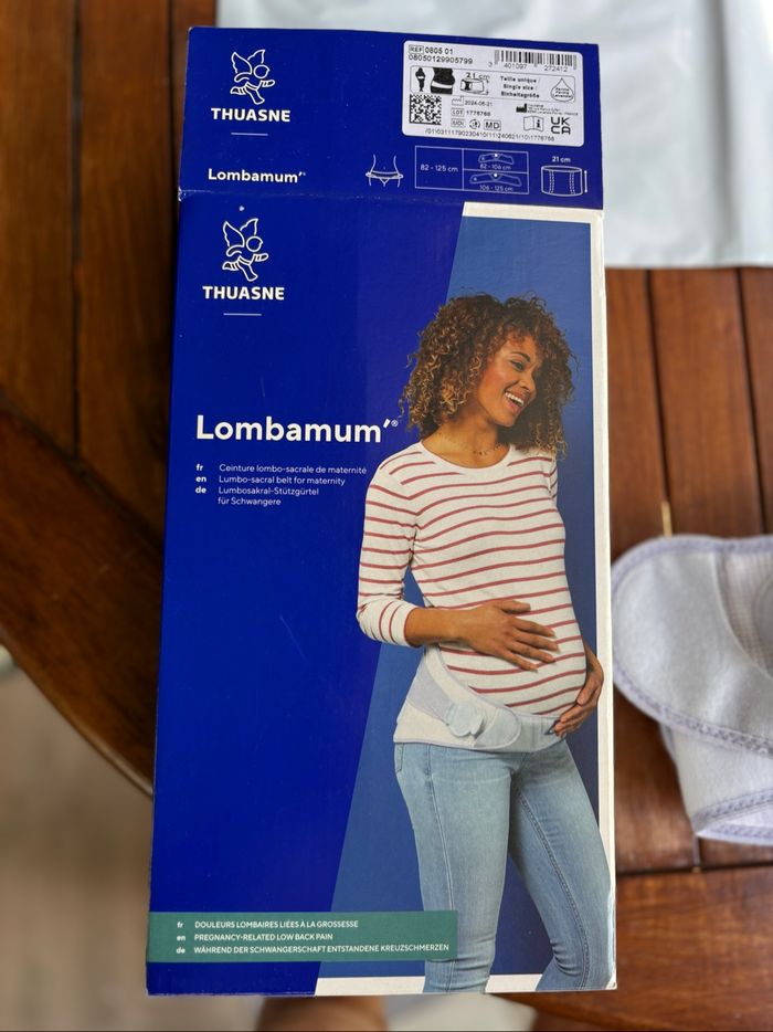 Ceinture de grossesse Lombamum comme neuve