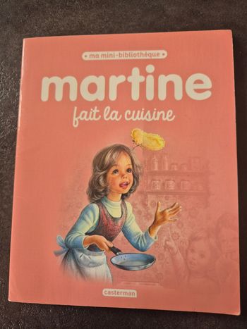 Livre enfants titre Martine fait de la cuisine