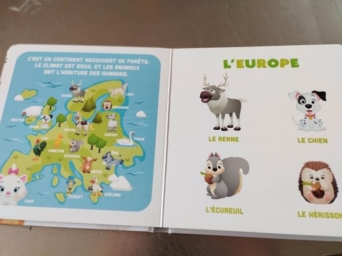 Livre enfant Disney baby mes premiers imagiers les animaux du monde - photo numéro 6