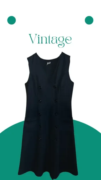 Robe chasuble vintage seventies