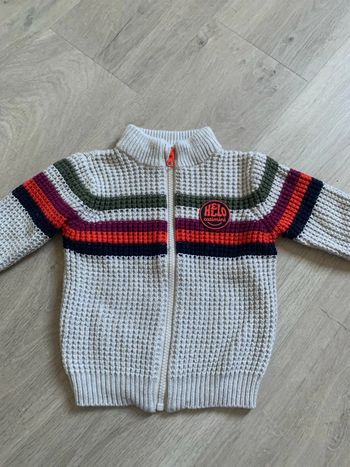 Veste zipée, catimini, 2 ans en très bon état