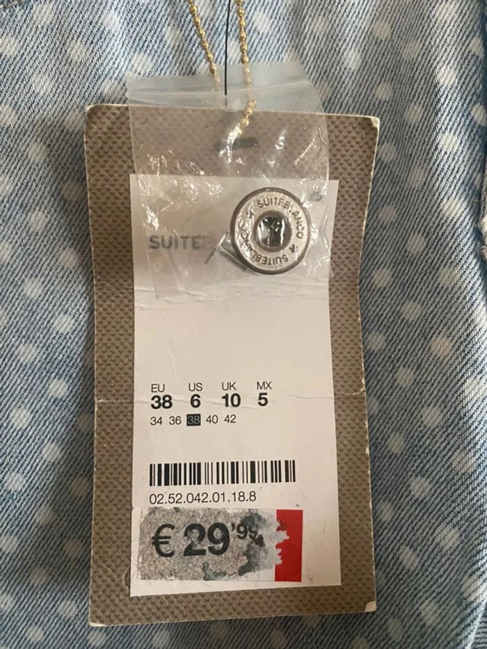 Jeans femme taille 38marque suiteblanco neuf avec étiquette - photo numéro 4