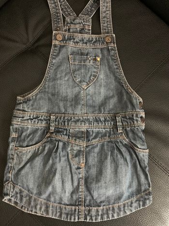 Robe salopette en jean