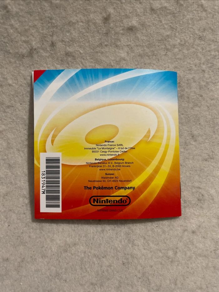 Notice Nintendo DS Pokémon Ranger Nuit sur Almia FRA - photo numéro 4