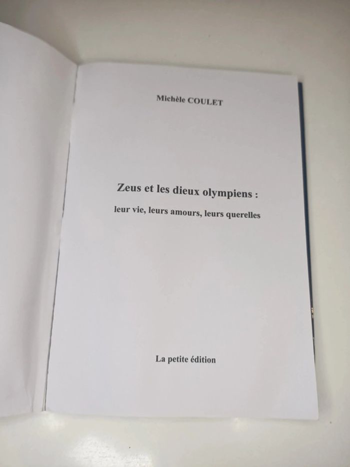 Livre cd zeus et les dieux olympiens (Michèle Coulet / la petite edition) - photo numéro 9