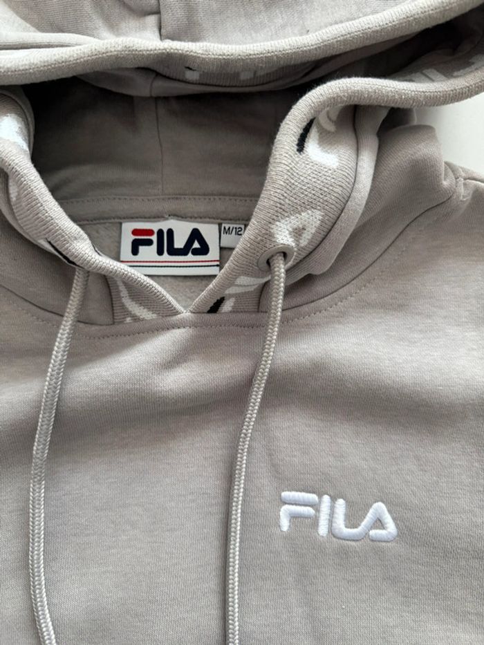 Sweat à capuche crop top FILA T.M - photo numéro 2