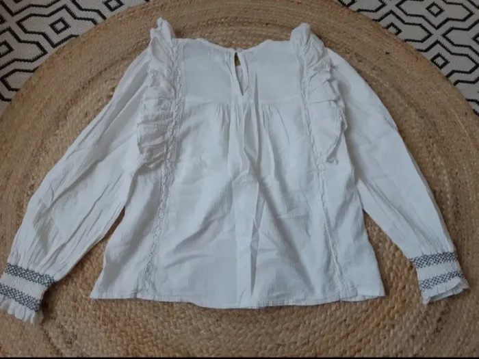 Blouse manches longues Mango 10 ans - photo numéro 3