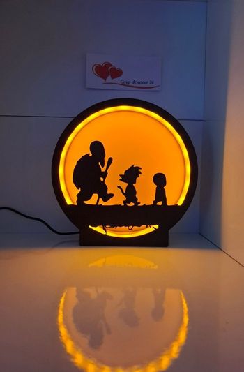 Lampe San goku dragonball led lumineuse neuve