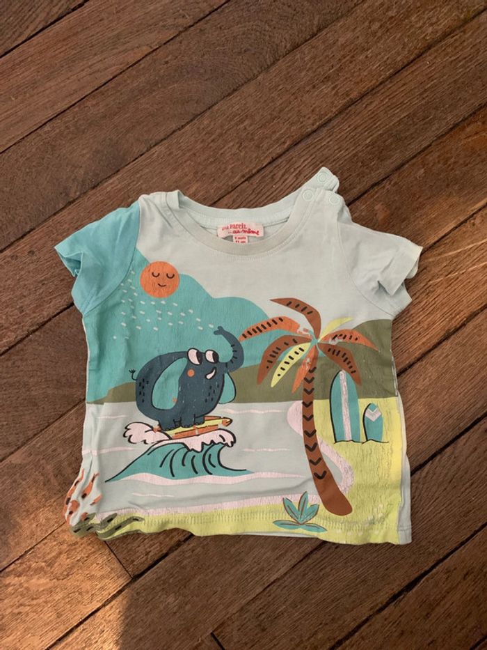 T shirt manches courtes bébé 9 mois