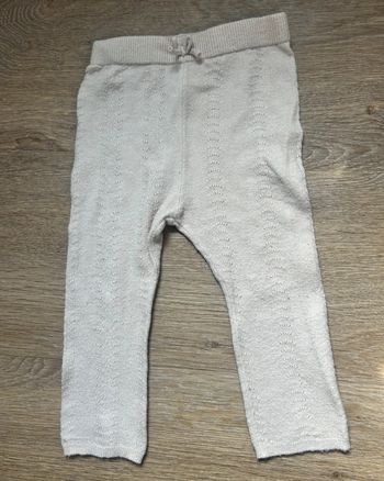 Legging en laine beige