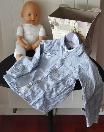 Chemise garçon manches longues 5 ans