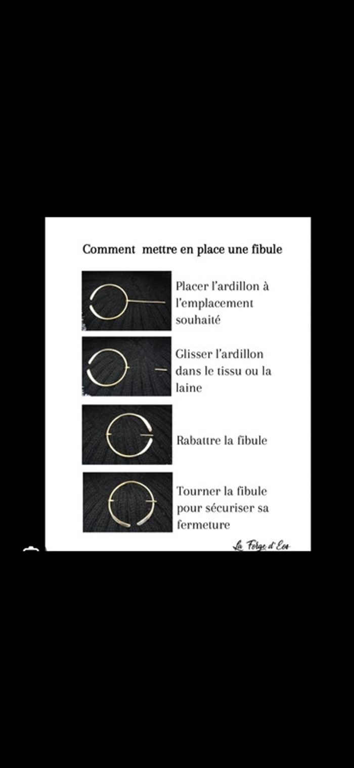 Fibule Très Ancienne, Idéal pour Collection - photo numéro 4