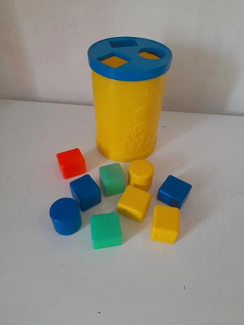 Jeu d'encastrement fisher price années 80