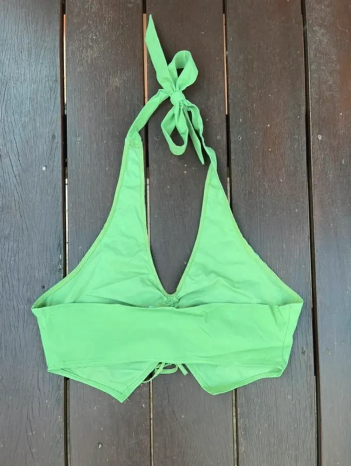Crop top vert H&M - photo numéro 3