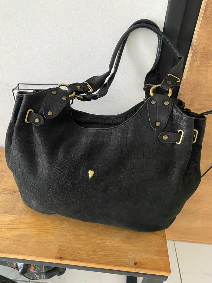 Grand sac Lancaster cuir - photo numéro 7