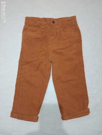 Orchestra pantalon velours ras marron 18 mois