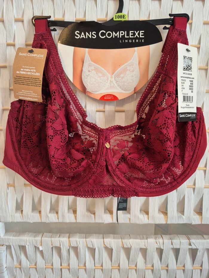 💕joli soutien-gorge emboitant avec armatures femme T100E sans complexe 💕 - photo numéro 3