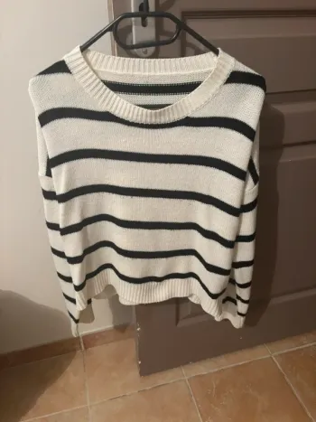 pull femme à rayure