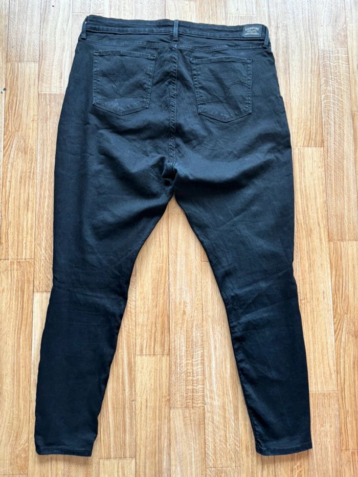 Jean femme Levi’s signature taille haute skinny noir taille 48/50 4XL/5XL L30 - photo numéro 10