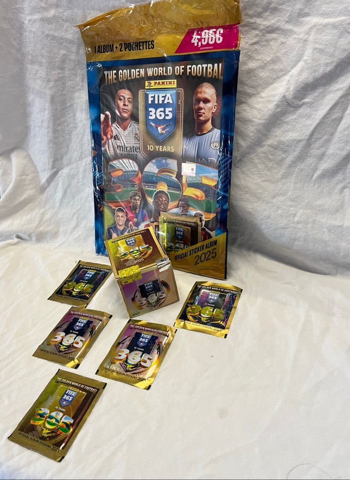 Kit panini foot fifa 365  10 ans - photo numéro 2