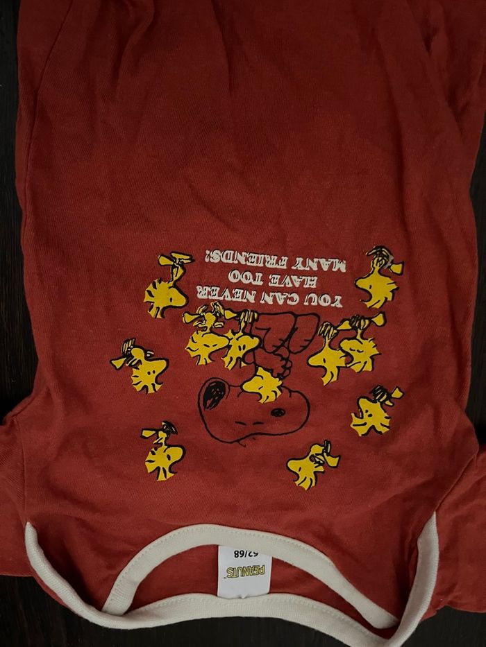 Lot 4 Bodys Bébé Garçon 6 Mois (Kiabi & Snoopy) - Manches Courtes - photo numéro 2