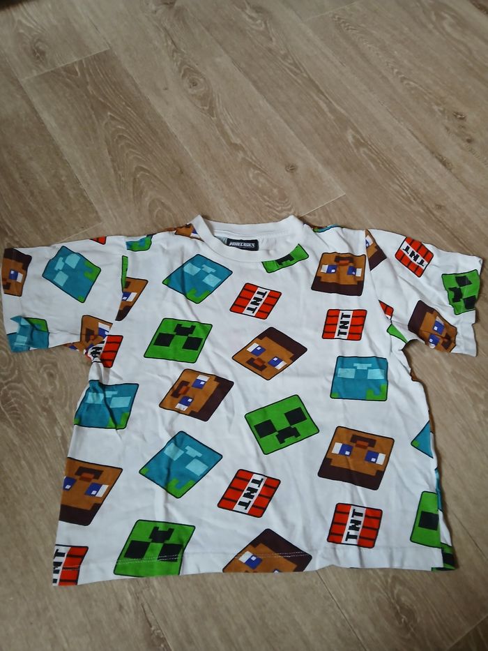Tee shirt Minecraft 8 ans garçon