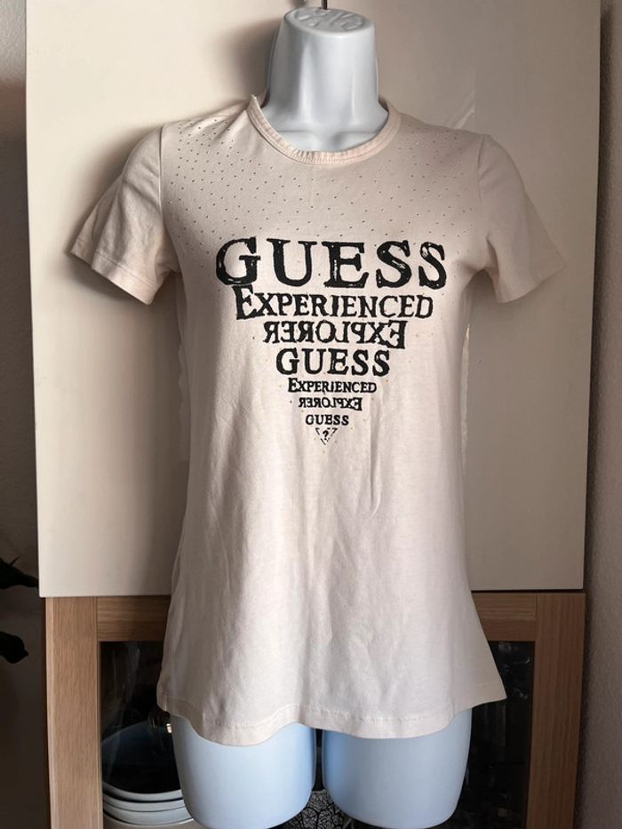 Teeshirt guess blanc - photo numéro 2