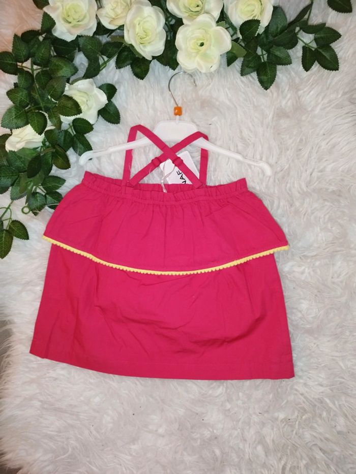 Blouse brodée dos croisé - photo numéro 2