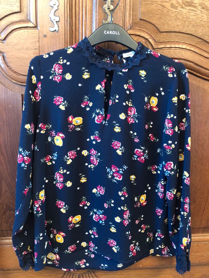 Blouse bleu marine