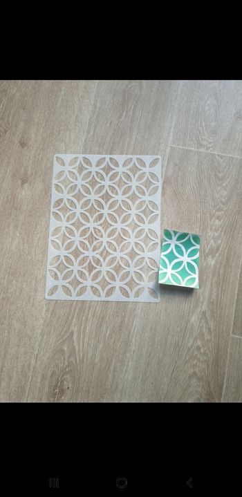Pochoir a4 scrapbooking