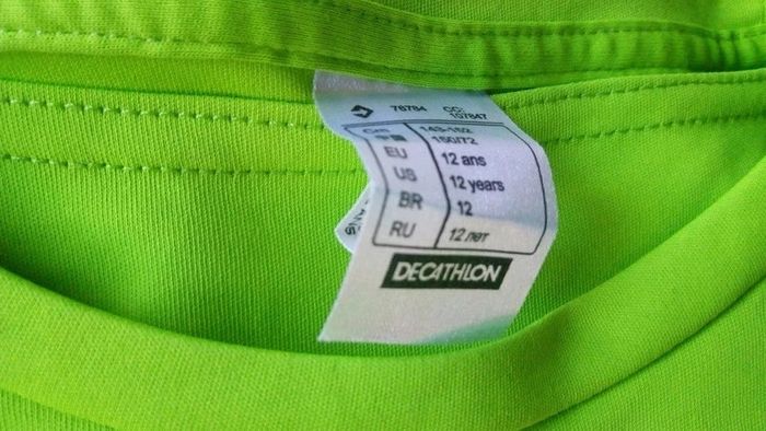 Tee-shirt anti uv vert fluo - photo numéro 3