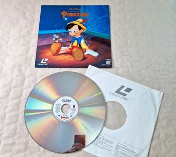 LaserDisc Walt Disney Pinocchio Le Grand Chef-d'œuvre