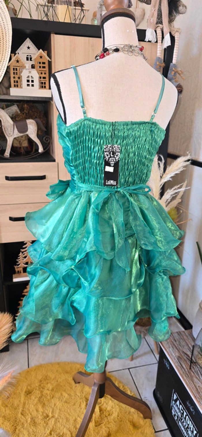 Superbe robe en voile de tulle organza neuve - photo numéro 10