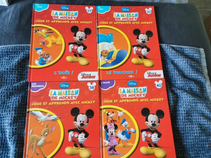Lot de 4 livres La maison de Mickey
