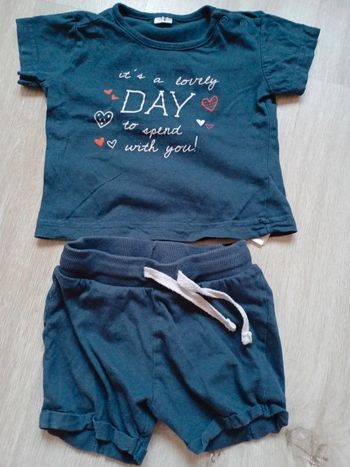 Ensemble 9 mois coton